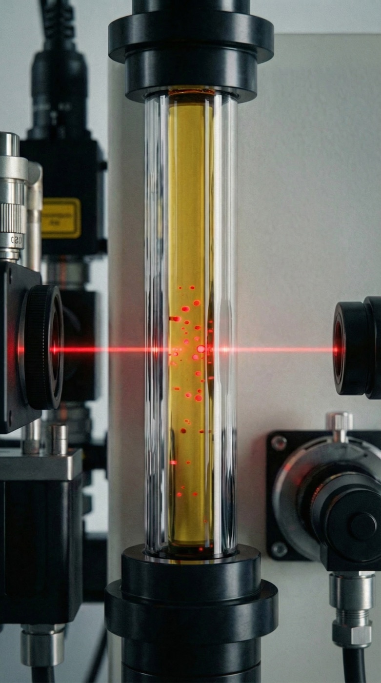 Tribo-Labs fluid analysis laboratory — oil sample testing and tribological data visualization